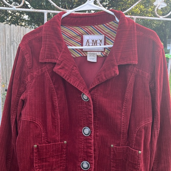 AMX corduroy jacket, vintage preloved gently used,size XL - Picture 3 of 4